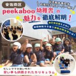幼児教育専門家のお墨付きのスーパー園！peekaboo幼稚舎（保育園）の魅力を徹底解明します！